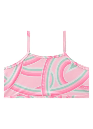 Marlan - Biquíni Menina em Malha Beachwear Rosa - MARLAN