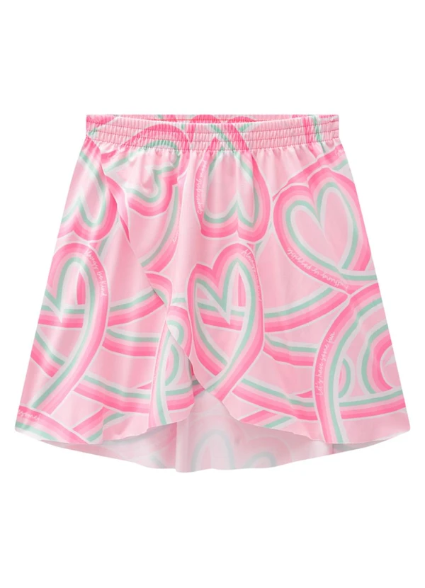 Marlan - Biquíni Menina em Malha Beachwear Rosa 3