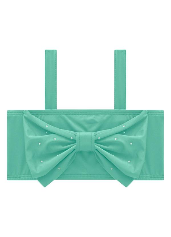 Marlan - Biquíni Menina em Malha Beachwear Verde 2