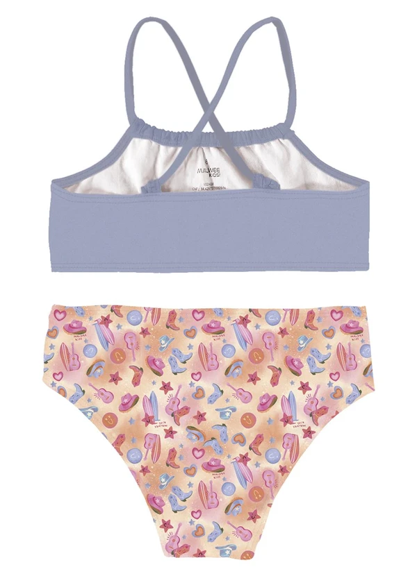 Malwee Kids - Biquíni Violeta Howdy Dreamer Uv 2