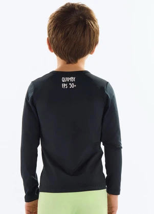 Quimby - Blusa Unissex Proteção Uv Preto - QUIMBY