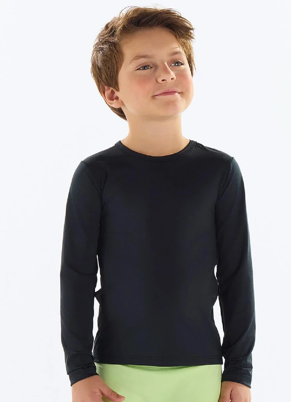 Quimby - Blusa Unissex Proteção Uv Preto