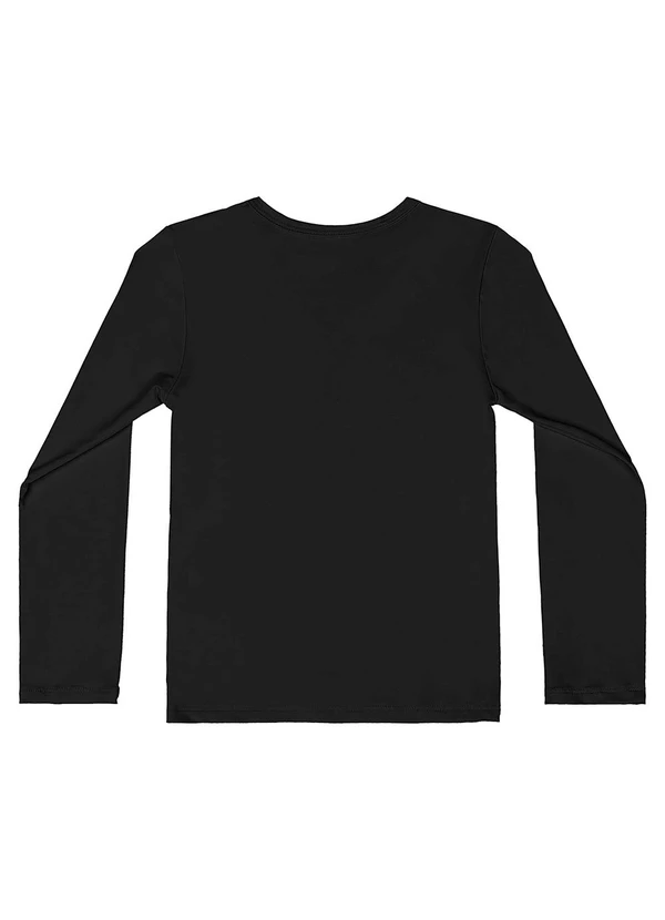 Quimby - Blusa Unissex Proteção Uv Preto 5