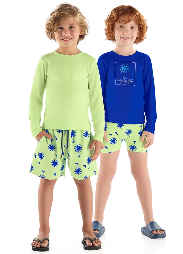 Quimby - Blusa Unissex Proteção Uv Verde 2