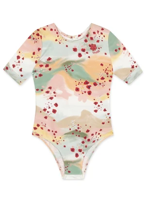 Lilica Ripilica - Body Thermo Dry Curto Infantil Feminino Laranja - LILICA RIPILICA