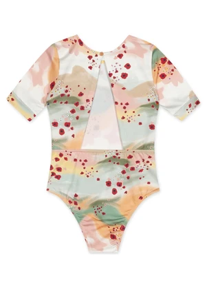 Lilica Ripilica - Body Thermo Dry Curto Infantil Feminino Laranja - LILICA RIPILICA