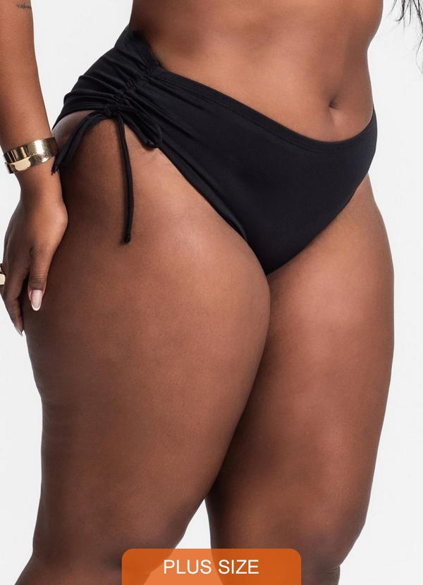 Rovitex - Calcinha Biquíni Plus Size Preto