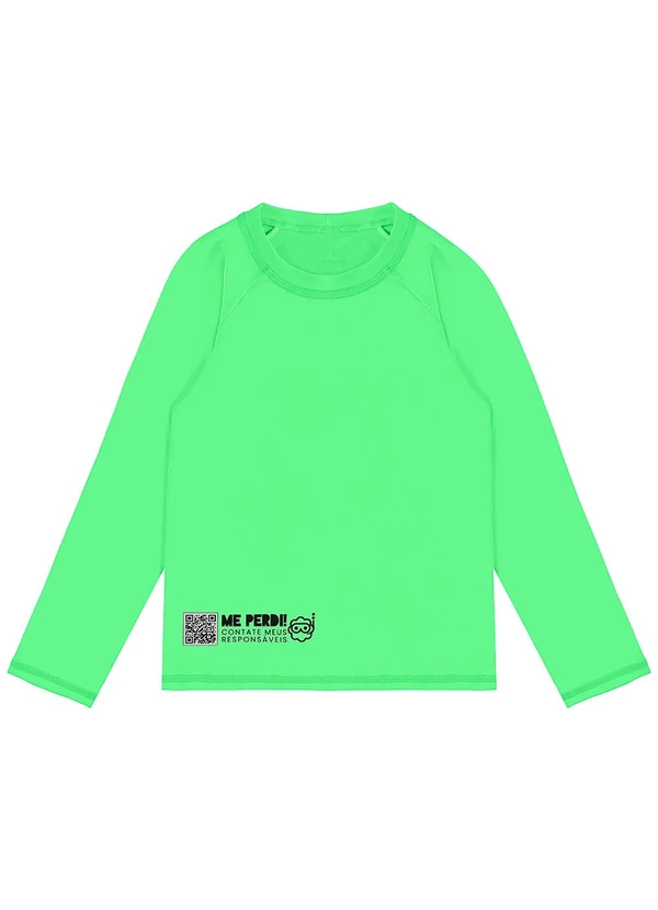 Malwee Kids - Camiseta Infantil Malha Uv50 Verde Neon 3
