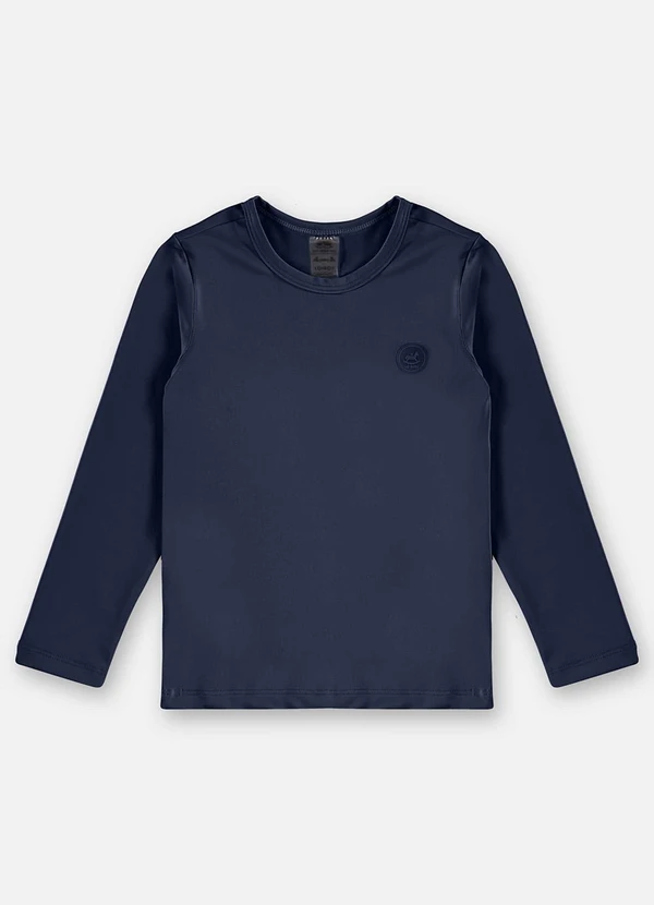 Up Baby - Camiseta Infantil Unissex com Fps +50 Azul