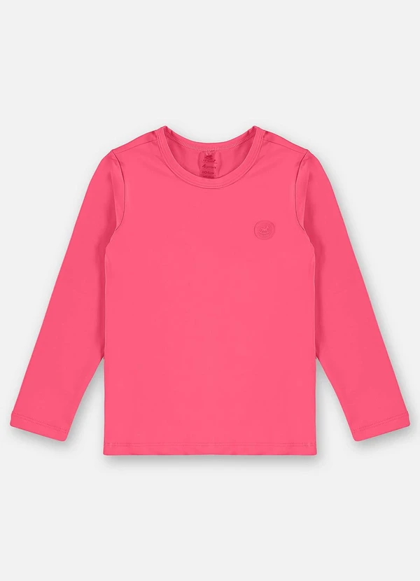 Up Baby - Camiseta Infantil Unissex com Fps +50 Rosa 1