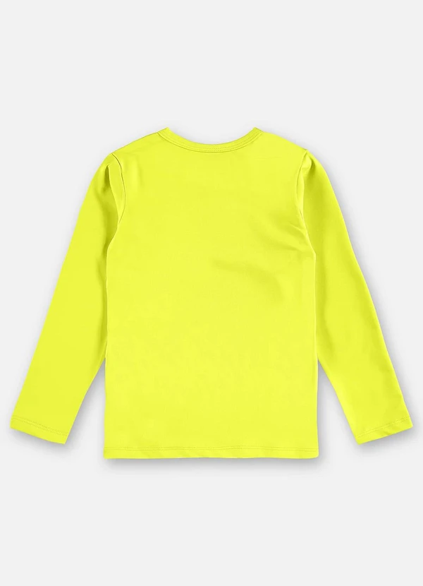 Up Baby - Camiseta Infantil Unissex Fps +50 Amarelo 2
