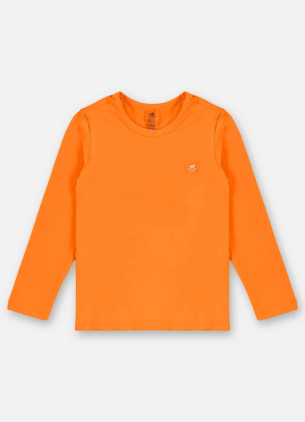 Up Baby - Camiseta Infantil Unissex Fps +50 Laranja 1