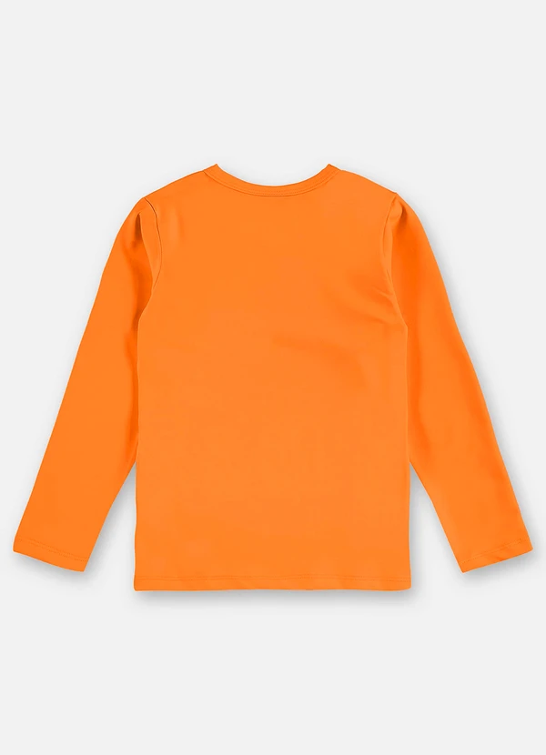 Up Baby - Camiseta Infantil Unissex Fps +50 Laranja 2
