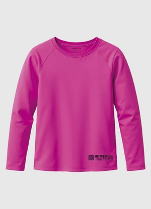 Malwee Kids - Camiseta Proteção Uv Unissex Rosa - MALWEE KIDS