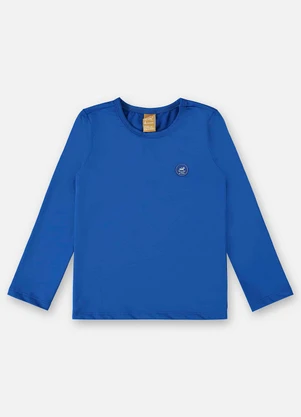 Up Baby - Camiseta Unissex em Malha com Fps+50 Azul - UP BABY