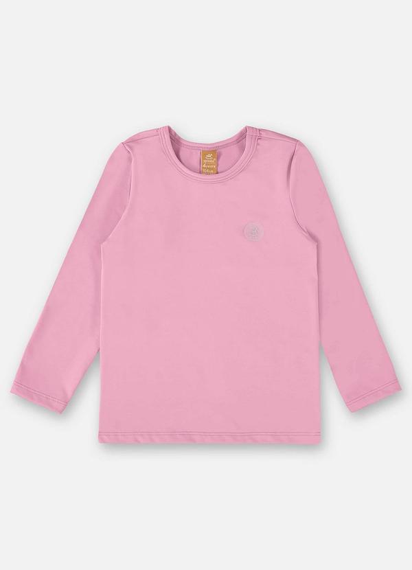 Up Baby - Camiseta Unissex em Malha com Fps+50 Rosa