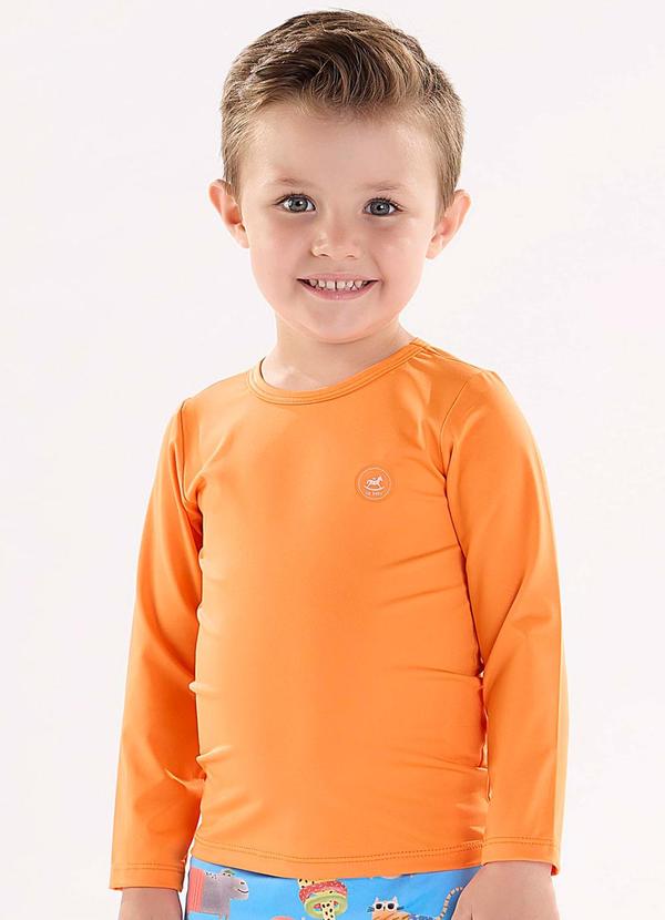 Up Baby - Camiseta Unissex em Malha Fps+50 Laranja