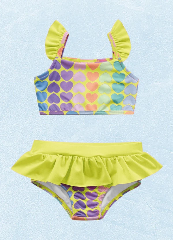 Fakini Kids - Cj.Biquini Amarelo