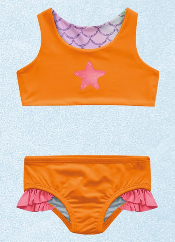 Fakini Kids - Cj.Biquini Laranja