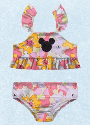 Fakini Kids - Cj.Biquini Minnie Estampado - FAKINI KIDS