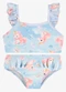 Rovi Kids - Conjunto Biquini Blusa com Calcinha Uv Rosa - variação: Azul