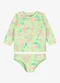 Rovi Kids - Conjunto Bíquini Camiseta e Calcinha Rosa - variação: Verde