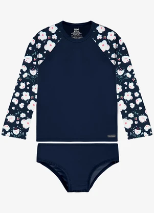 Rovi Kids - Conjunto Bíquini Infantil Proteção Uv Azul - ROVI KIDS