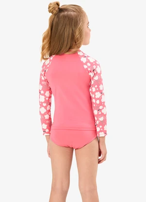 Rovi Kids - Conjunto Bíquini Infantil Proteção Uv Rosa - ROVI KIDS