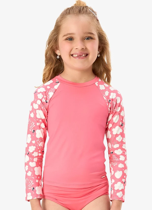 Rovi Kids - Conjunto Bíquini Infantil Proteção Uv Rosa
