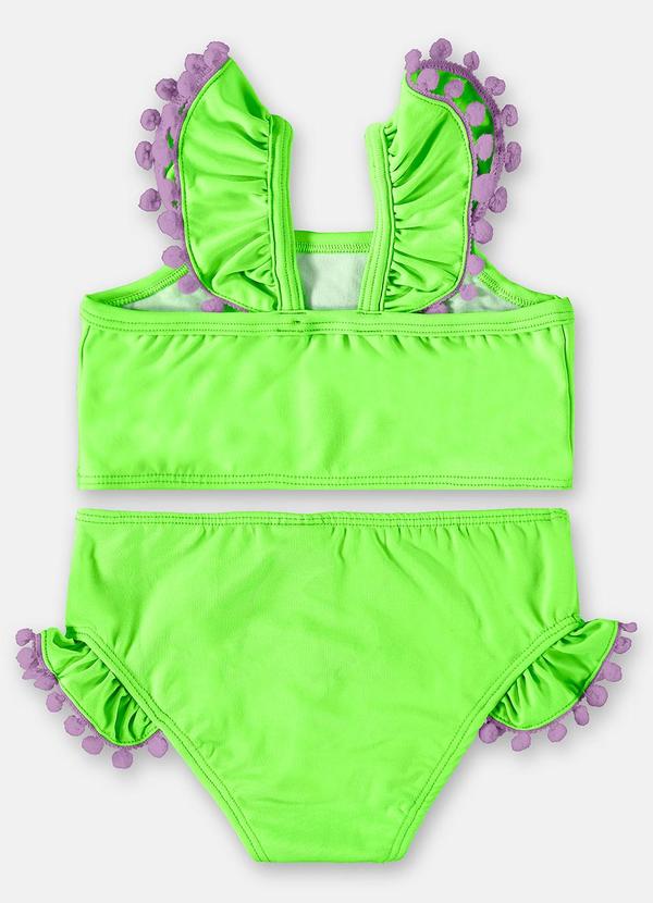 Up Baby - Conjunto Biquíni Malha Fps+50 Menina Verde 2