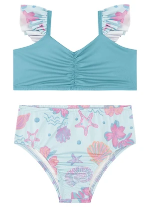 Marlan - Conjunto Biquíni Proteção Uv Azul - MARLAN