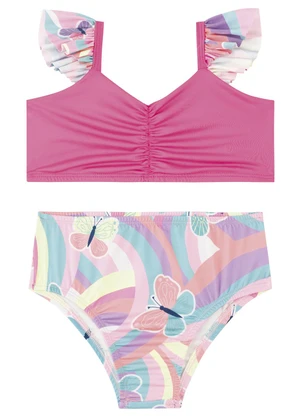 Marlan - Conjunto Biquíni Proteção Uv Rosa - MARLAN