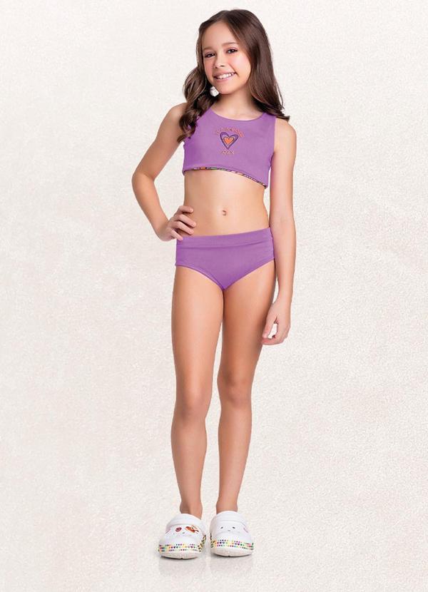 Fakini Kids - Conjunto Biquini Roxo