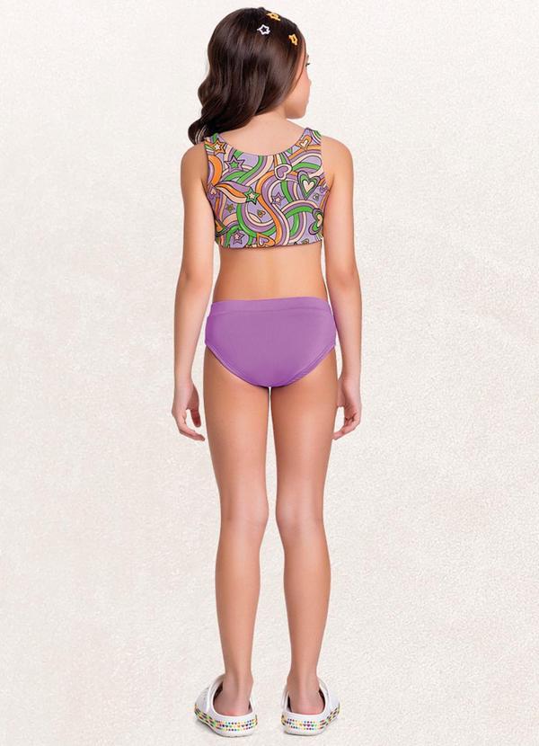 Fakini Kids - Conjunto Biquini Roxo 4