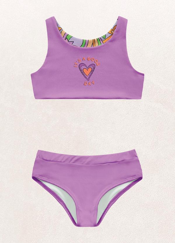 Fakini Kids - Conjunto Biquini Roxo 5