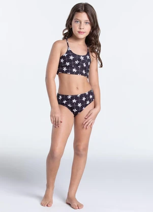 Vida Costeira - Conjunto Biquíni Uv 50+ Babadinho Azul - VIDA COSTEIRA