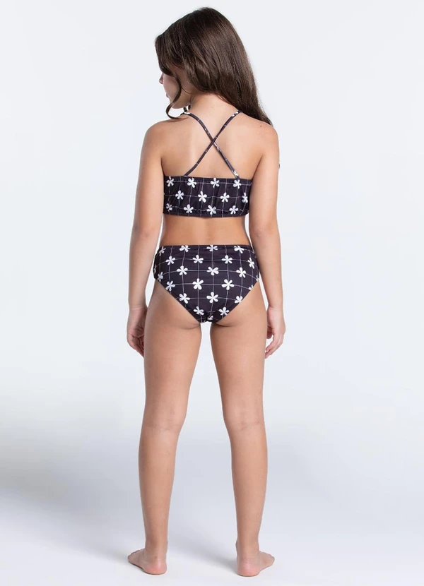 Vida Costeira - Conjunto Biquíni Uv 50+ Babadinho Azul 2