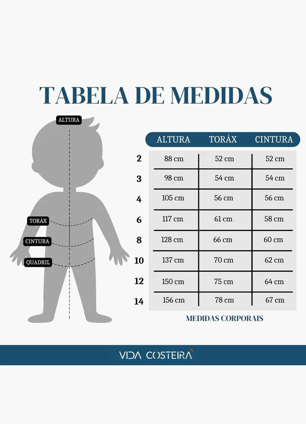 Vida Costeira - Conjunto Biquíni Uv 50+ Babadinho Azul 3