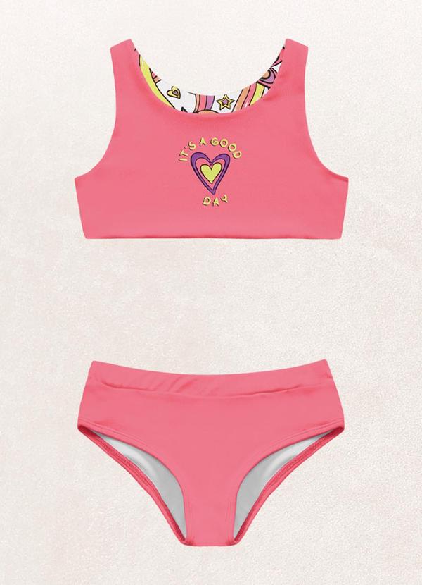 Fakini Kids - Conjunto Biquini Coral