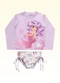 Fakini Kids - Conjunto Blusa e Calcinha Moda Praia Laranja - variação: Roxo