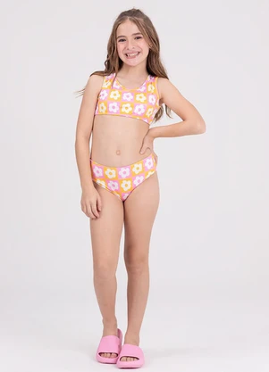 Vida Costeira - Conjunto Cropped Uv 50+ Amarelo - VIDA COSTEIRA