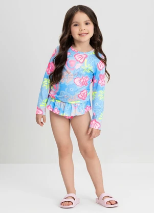 Up Baby - Conjunto de Biquíni Blusa e Calcinha Azul - UP BABY
