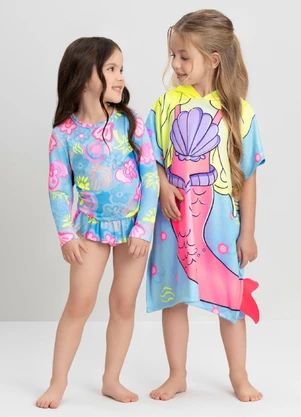 Up Baby - Conjunto de Biquíni Blusa e Calcinha Azul - UP BABY
