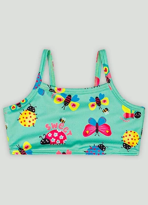 Conjunto de Biquíni Top e Calcinha Up Baby Azul - UP BABY
