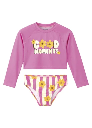 Malwee Kids - Conjunto Good Moments Malha Uv Rosa Malva - MALWEE KIDS