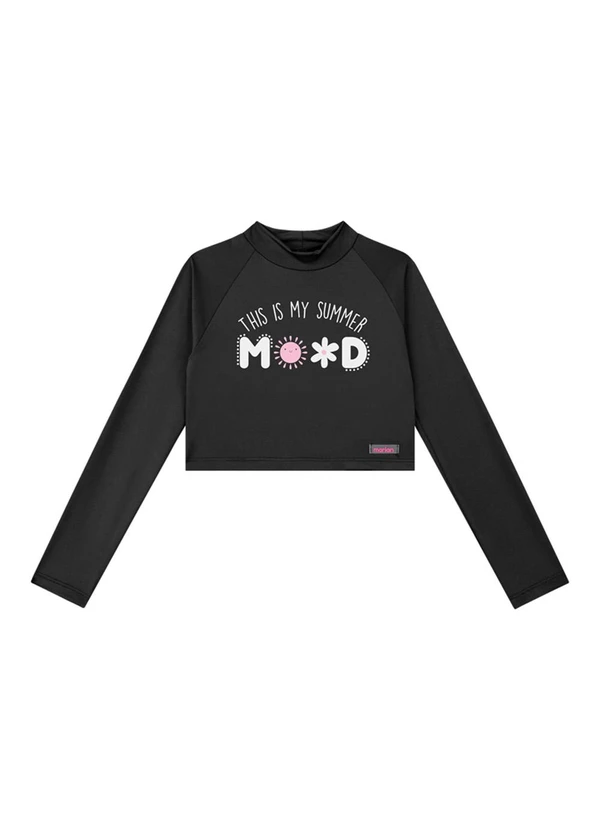 Marlan - Conjunto Manga Longa em Proteção Uv Preto 2