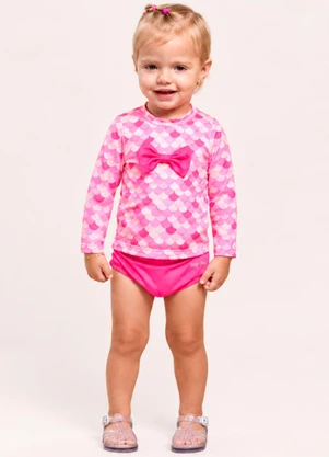 Vida Costeira - Conjunto Praia Bebê Menina Uv50+ Manga Longa Serei - VIDA COSTEIRA