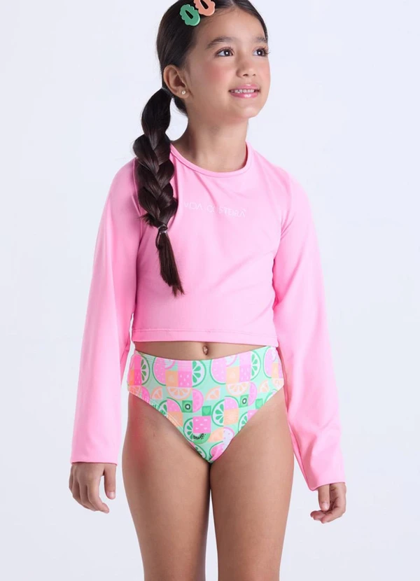 Vida Costeira - Conjunto Praia Feminino Uv50+  Rosa 2