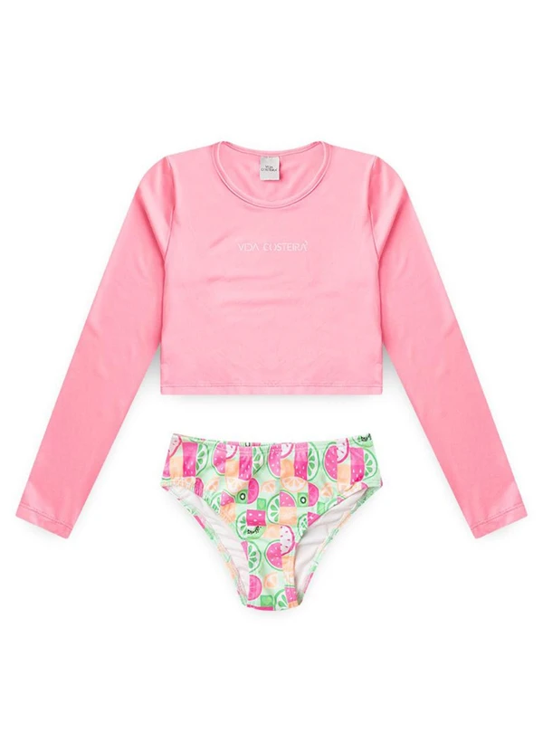Vida Costeira - Conjunto Praia Feminino Uv50+  Rosa 3