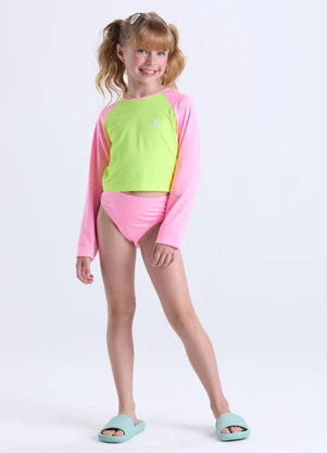 Vida Costeira - Conjunto Praia Infantil Uv50+  Amarelo - VIDA COSTEIRA